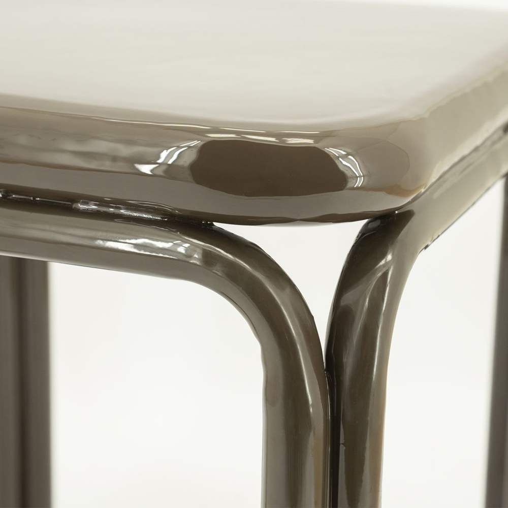 SIDE TABLE ZILO DARK BROWN 43X43X45CM - Image 4