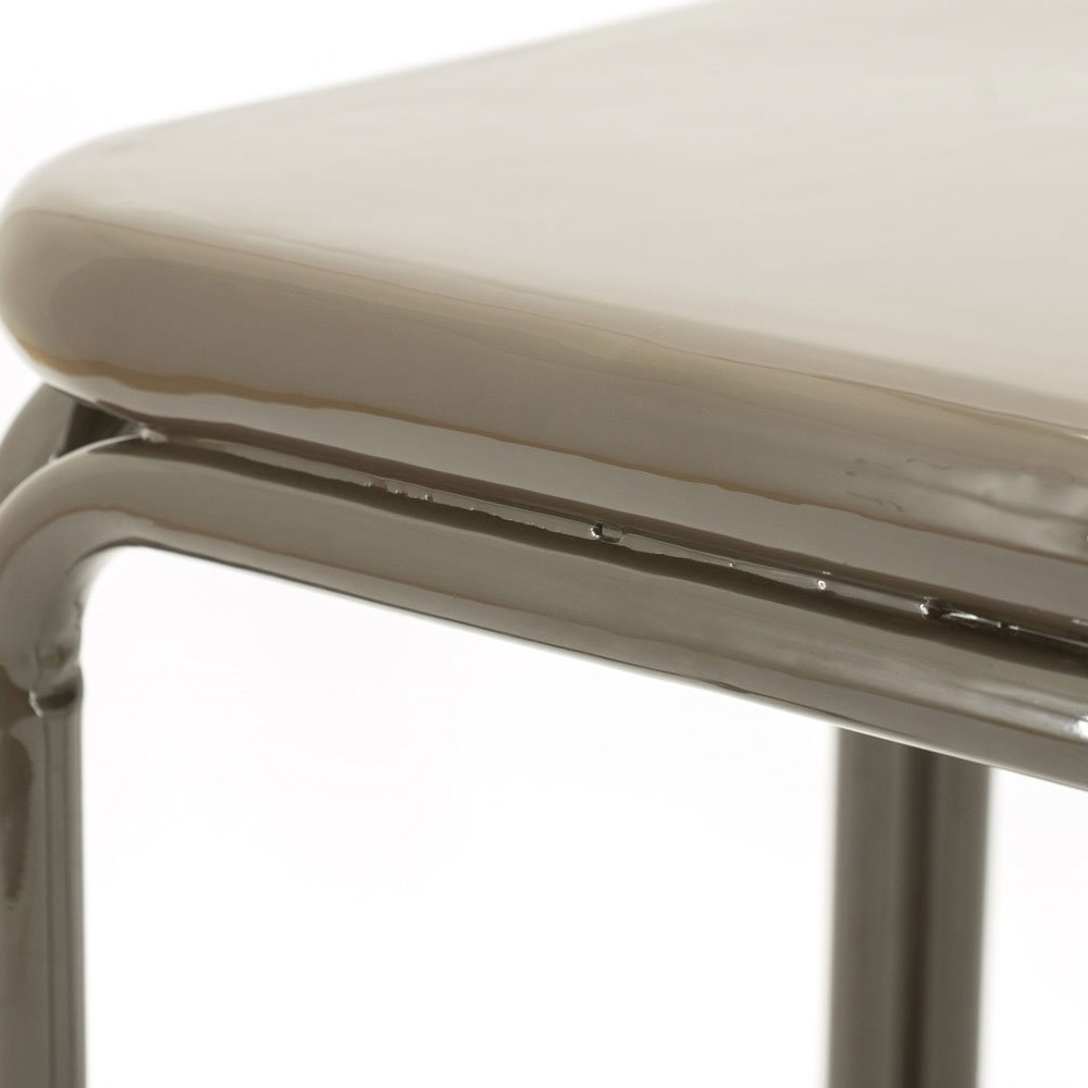 SIDE TABLE ZILO DARK BROWN 43X43X45CM - Image 3