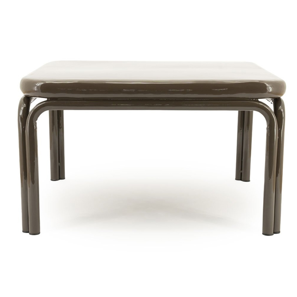 COFFEE TABLE ZILO DARK BROWN 63X63X35CM