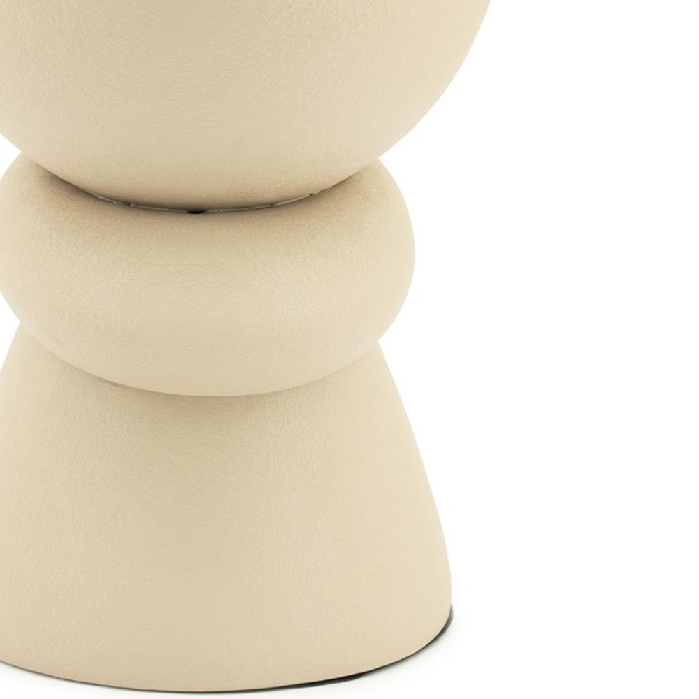 KERUN BEIGE SIDE TABLE 35X35X47CM - Image 6