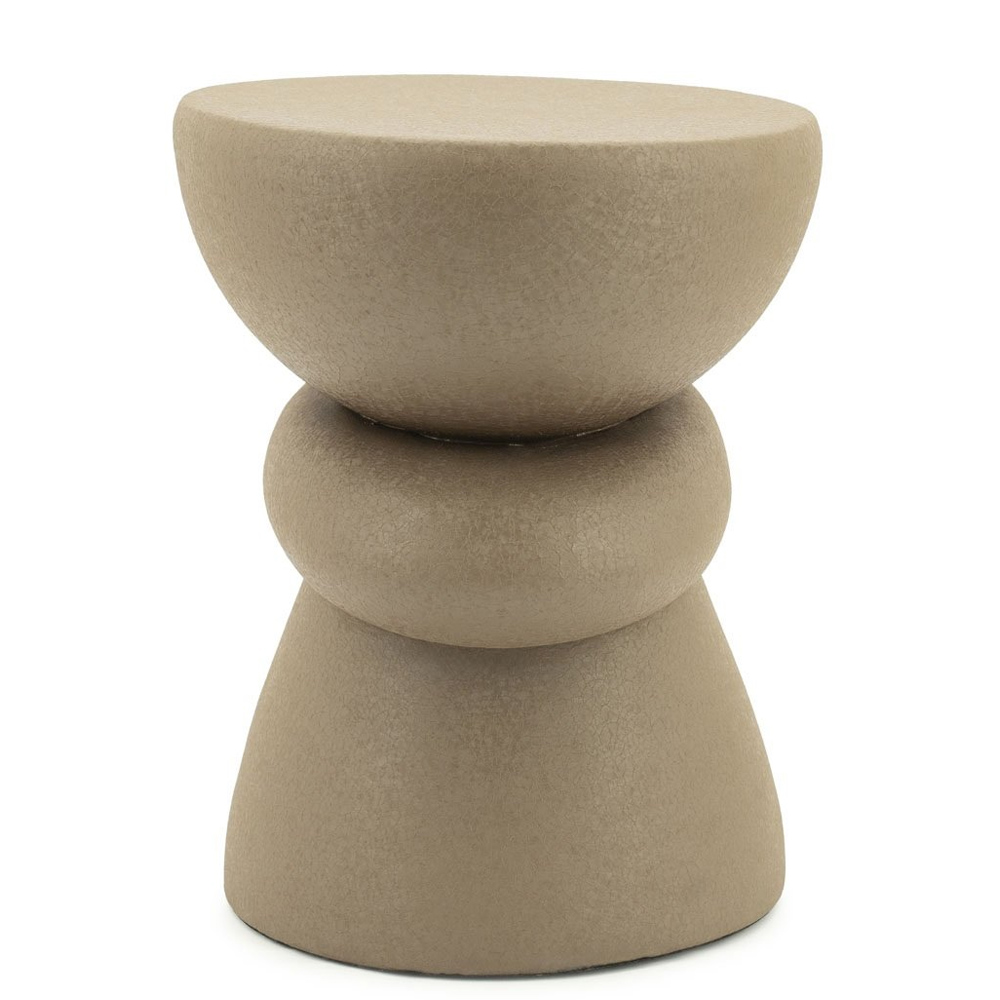 KERUN SIDE TABLE BROWN 35X35X47CM