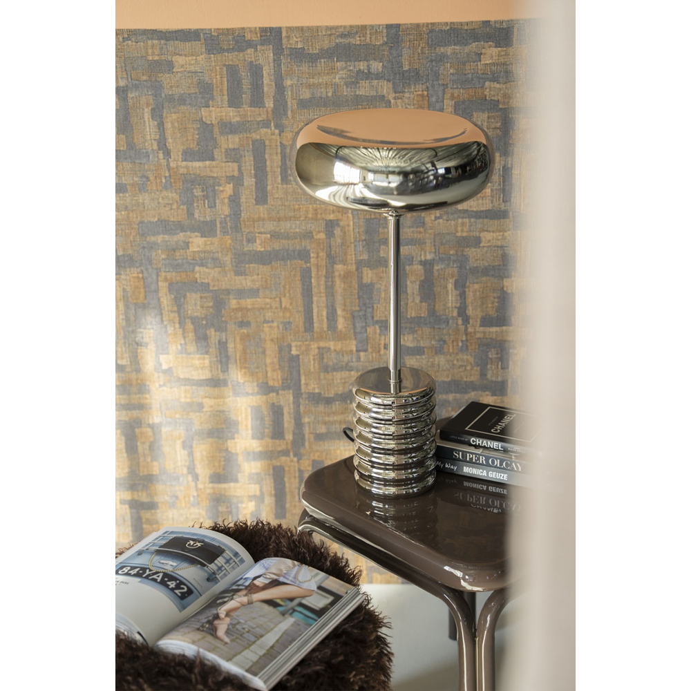 TABLE LAMP CHROMEO 29X29X46CM - Image 6