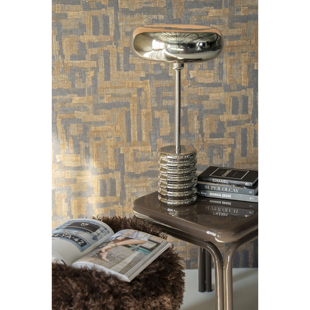 TABLE LAMP CHROMEO 29X29X46CM - Image 5