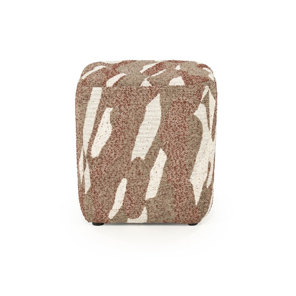 RYTM POUF SMALL RED 43X43X46CM - Image 4