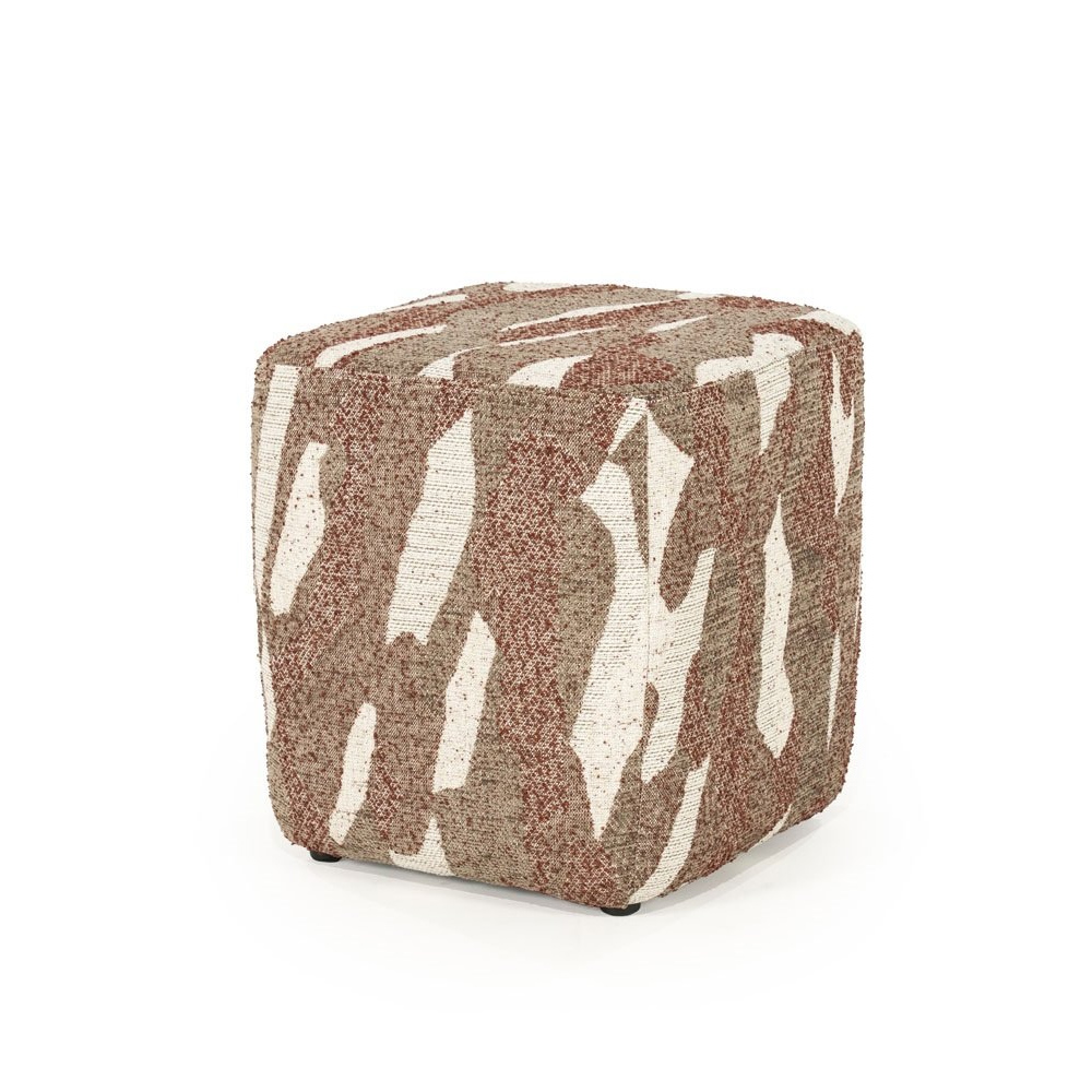 RYTM POUF SMALL RED 43X43X46CM