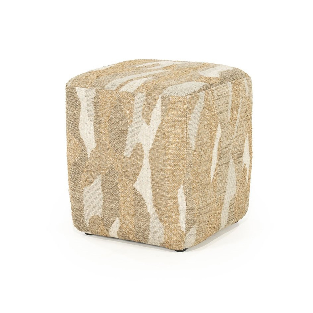 RYTM POUF SMALL TAUPE 43X43X46CM - Image 4
