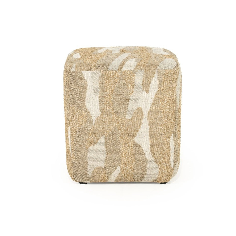 RYTM POUF SMALL TAUPE 43X43X46CM