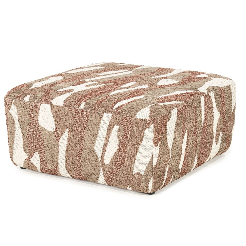 POUF RYTM LARGE RED 70X70X34CM - Image 4