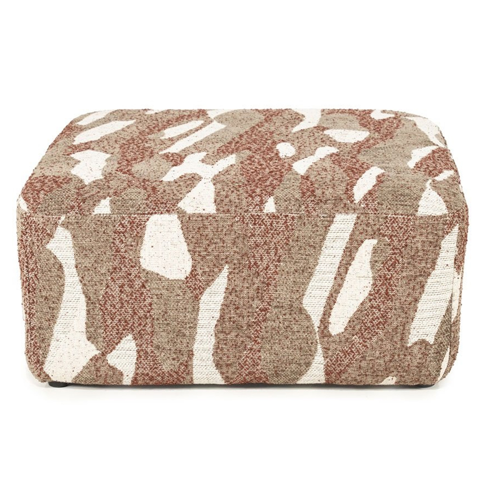 POUF RYTM LARGE RED 70X70X34CM