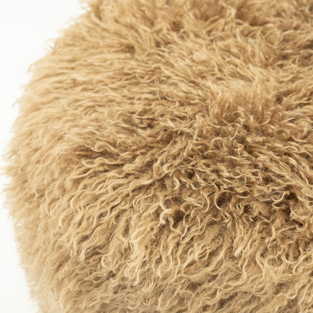 STOOL DOODLY TAUPE 40X40X43CM - Image 2