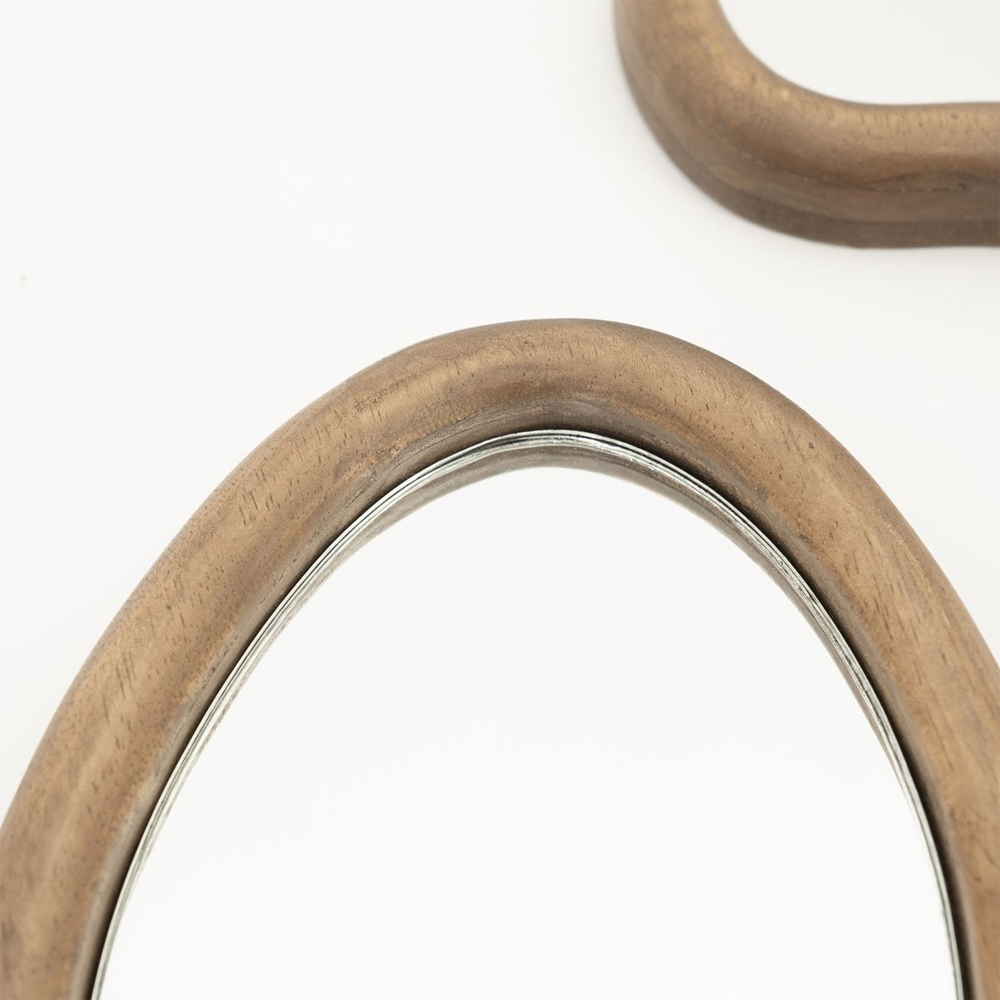 SET OF 3 MIRROR AKIRO 17X40,5X2,5/30X24,5X2,5/20X18X2,5CM - Image 2