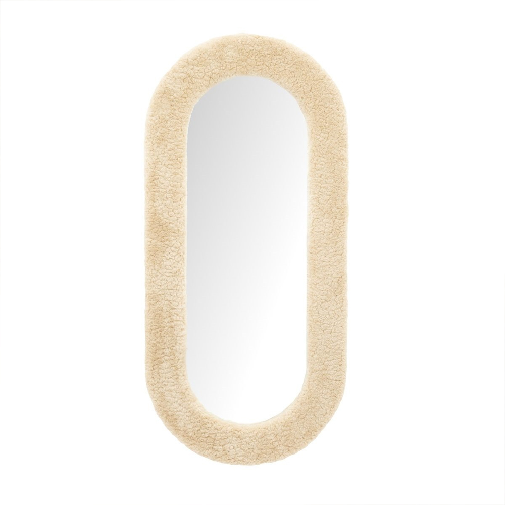 KISS LARGE BEIGE MIRROR 60X130X5,5CM