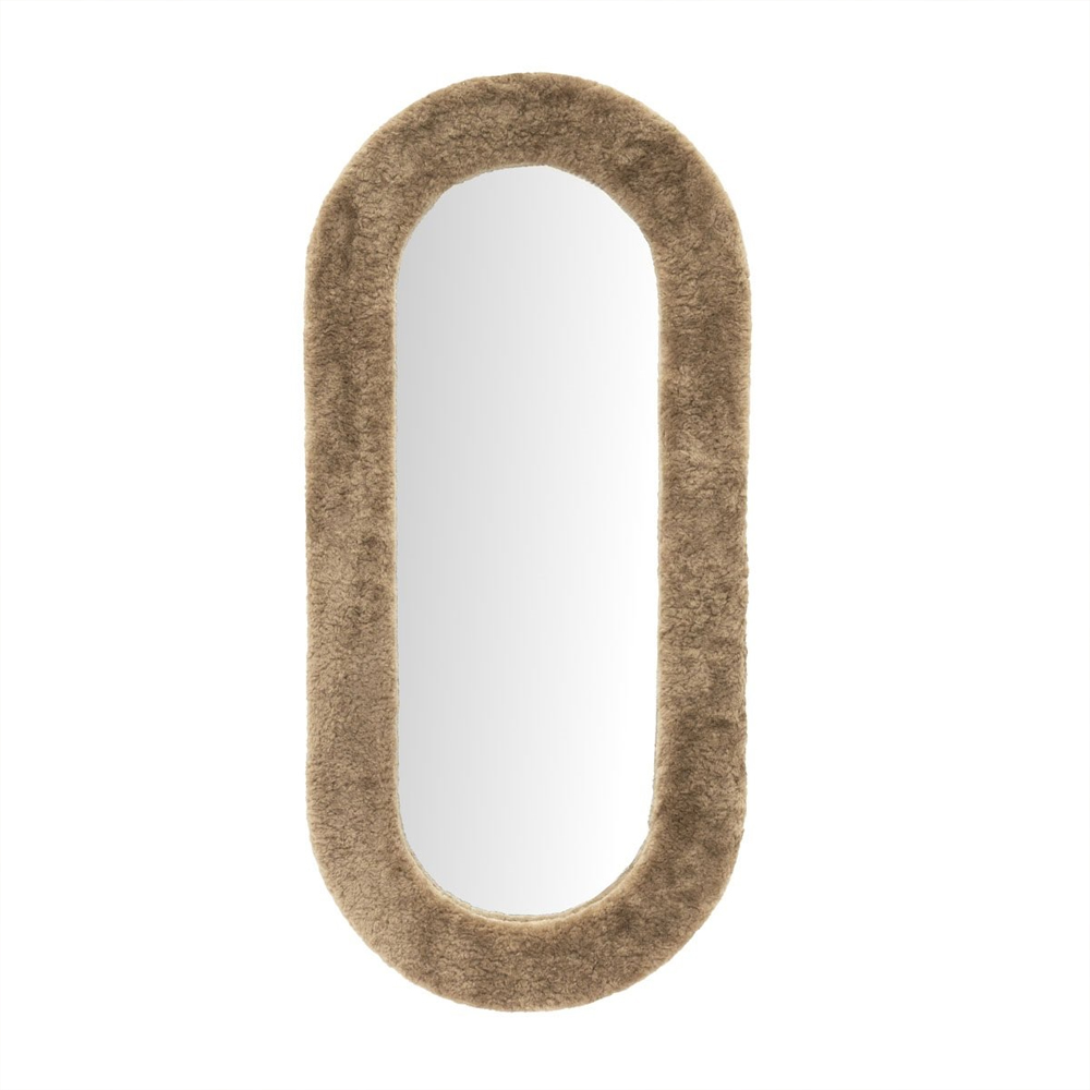 KISS LARGE BROWN MIRROR 60X130X5,5CM