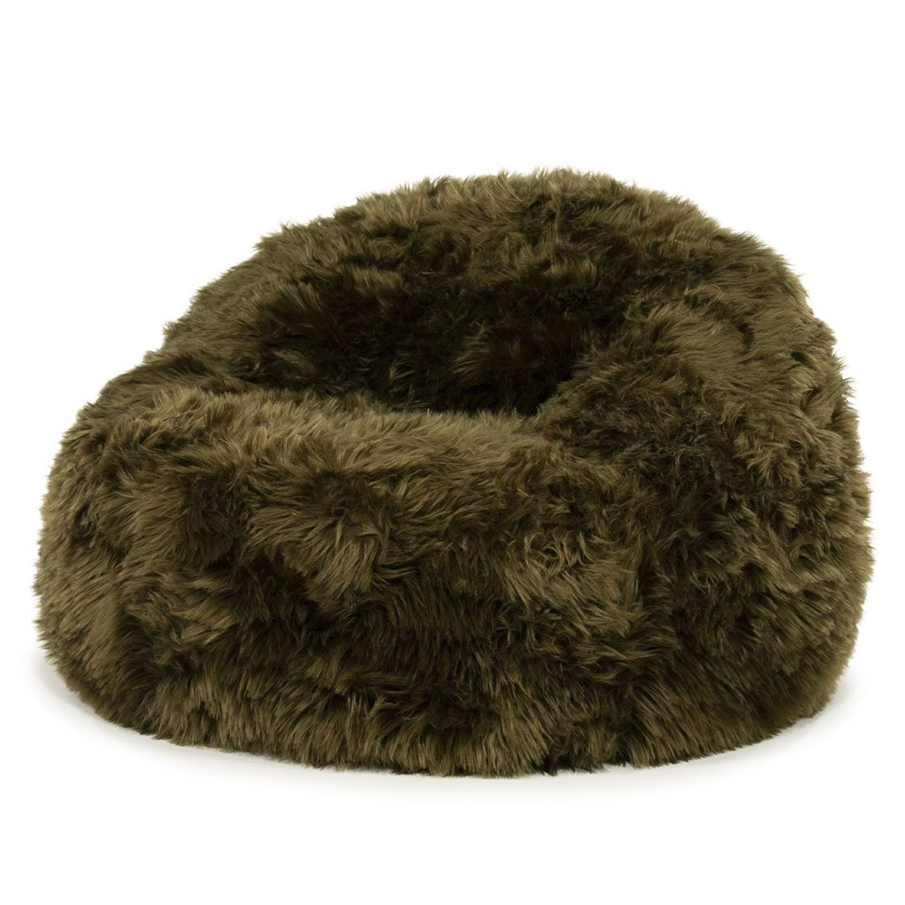 SNUZZLE POUF GREEN 111X111X75CM