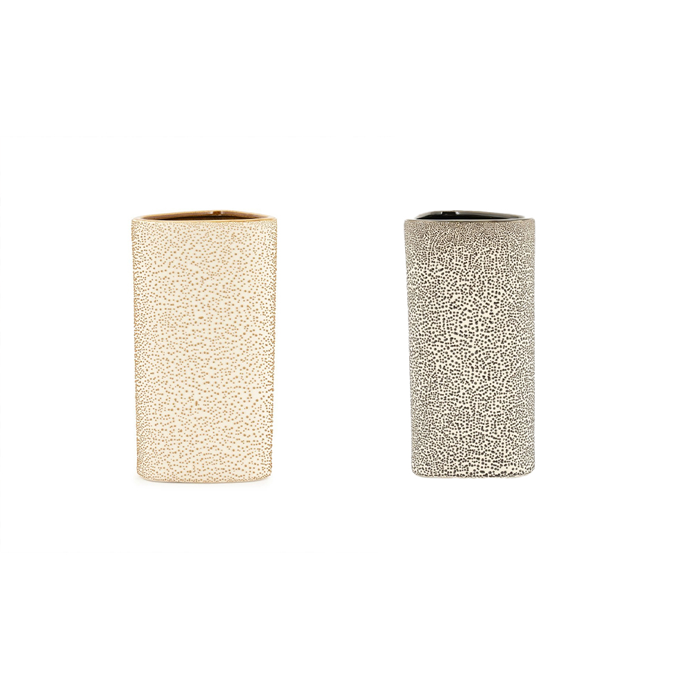 DOTANGLE SMALL VASE 14,5X12,5X26CM