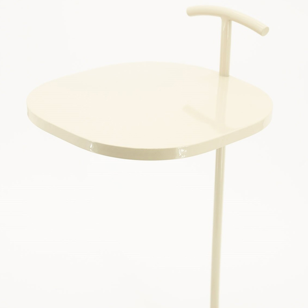 BUDDY SIDE TABLE BEIGE 32X32X65CM - Image 4