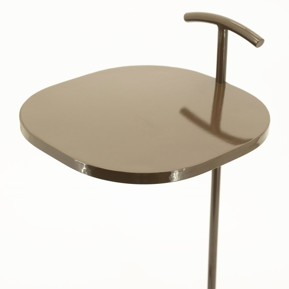 BUDDY SIDE TABLE BROWN 32X32X65CM - Image 4