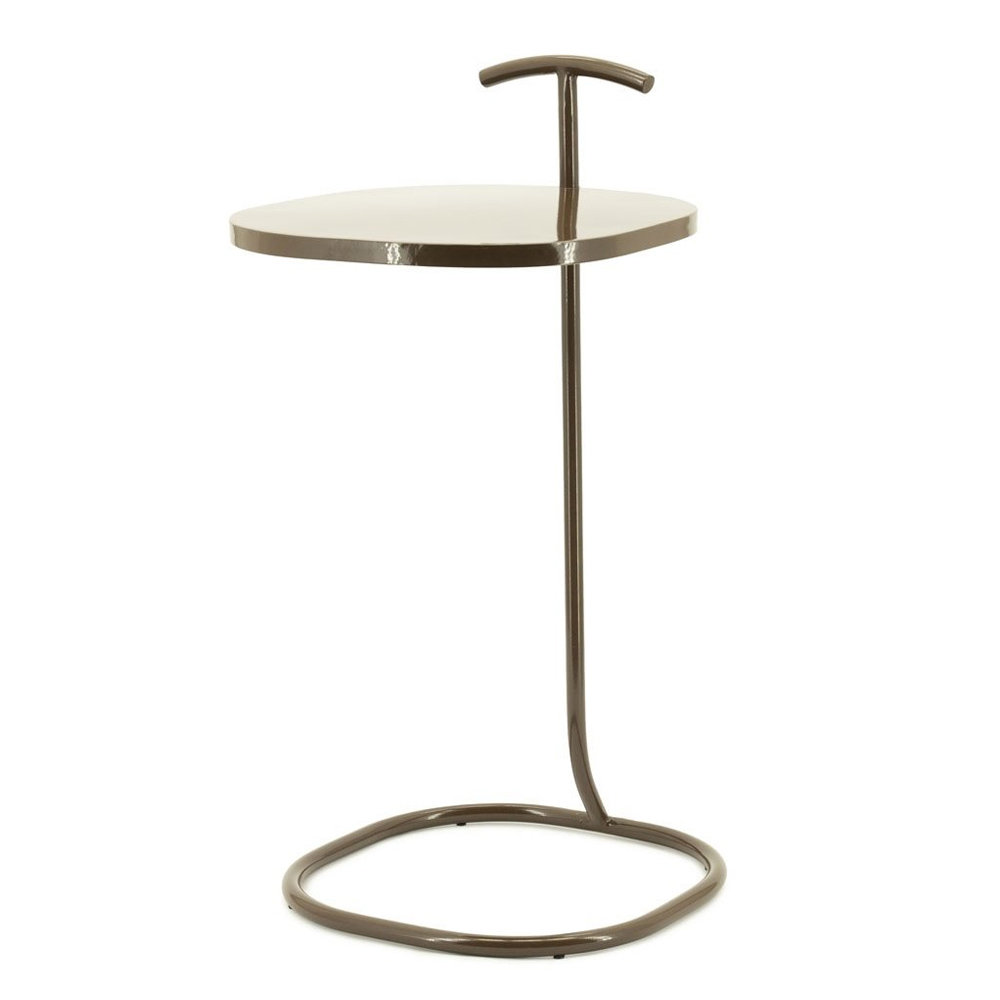 BUDDY SIDE TABLE BROWN 32X32X65CM