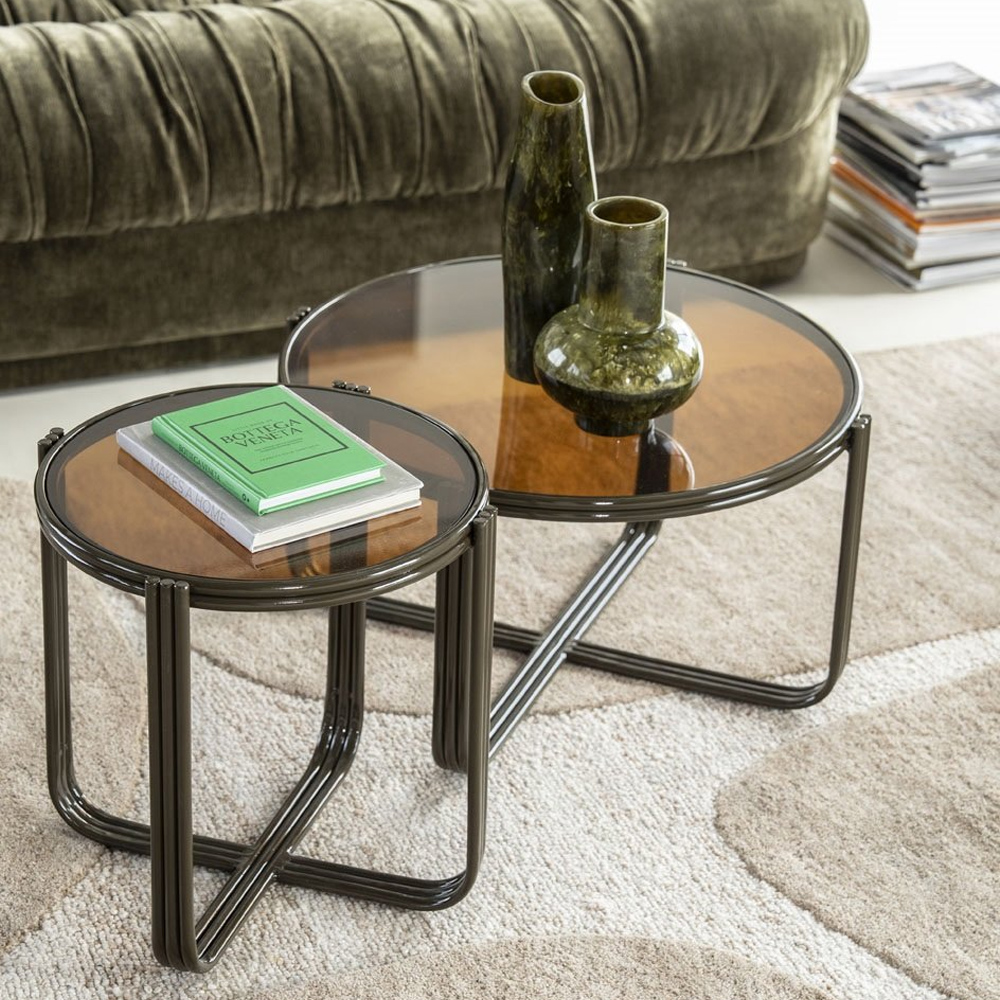 SIDE TABLE GROOVY BROWN 42,5X42,5X42,5CM - Image 2