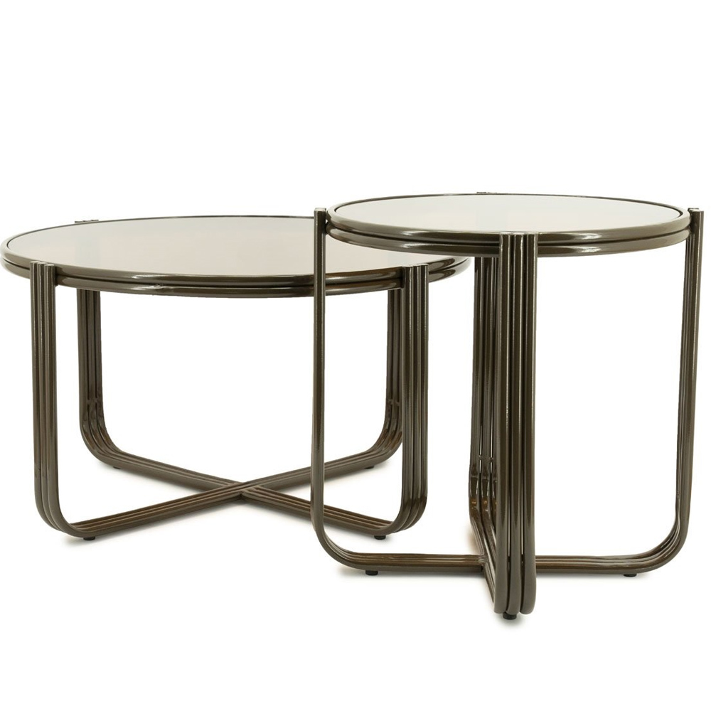 SIDE TABLE GROOVY BROWN 42,5X42,5X42,5CM - Image 4