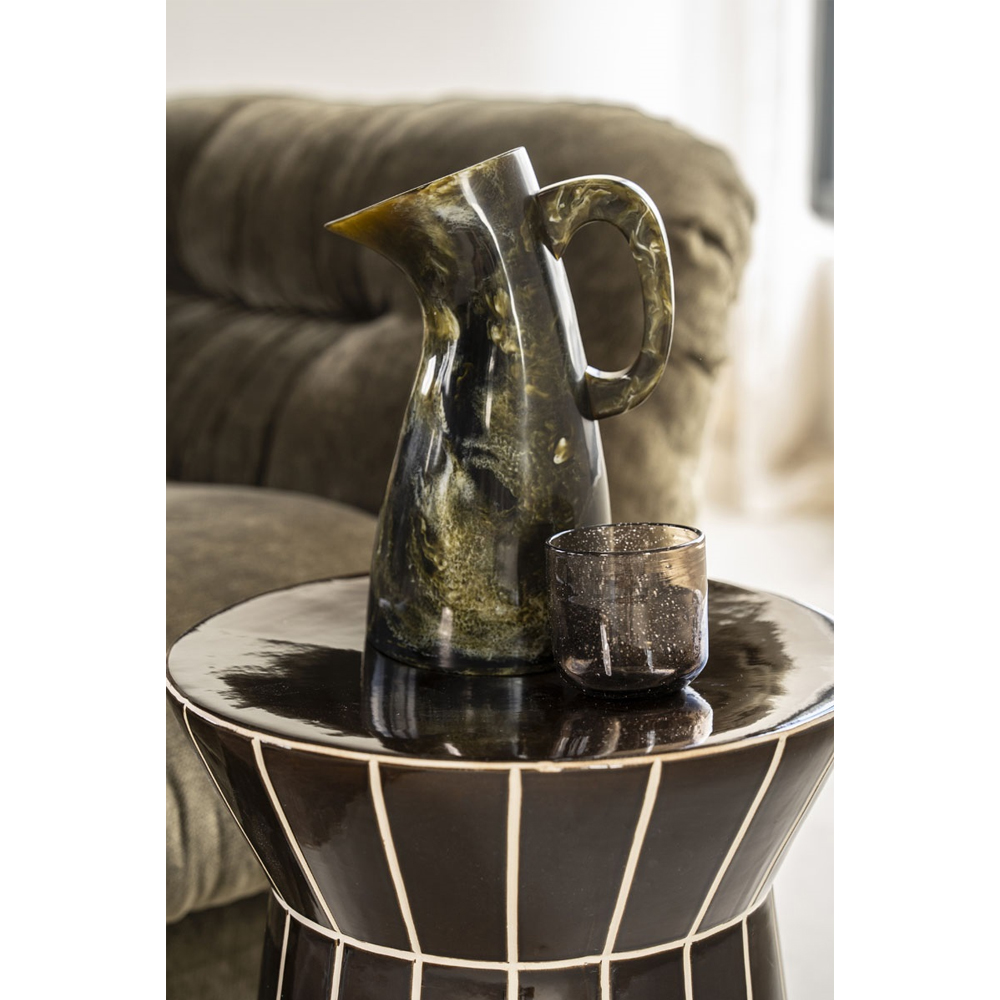 RESI GREEN VASE 20X13X29CM - Image 2