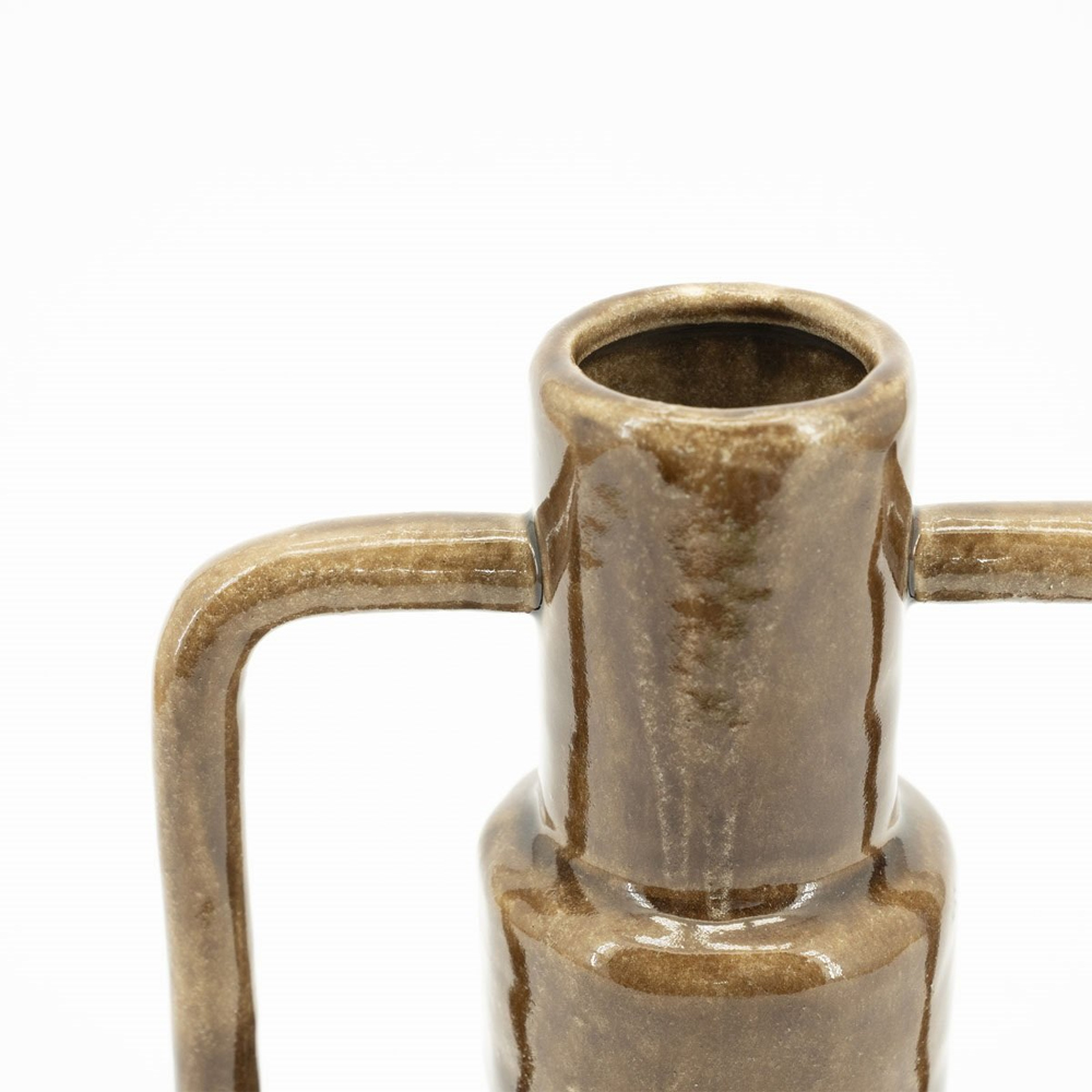 ZAZA 2 BROWN VASE 20,2X20,2X33CM - Image 2