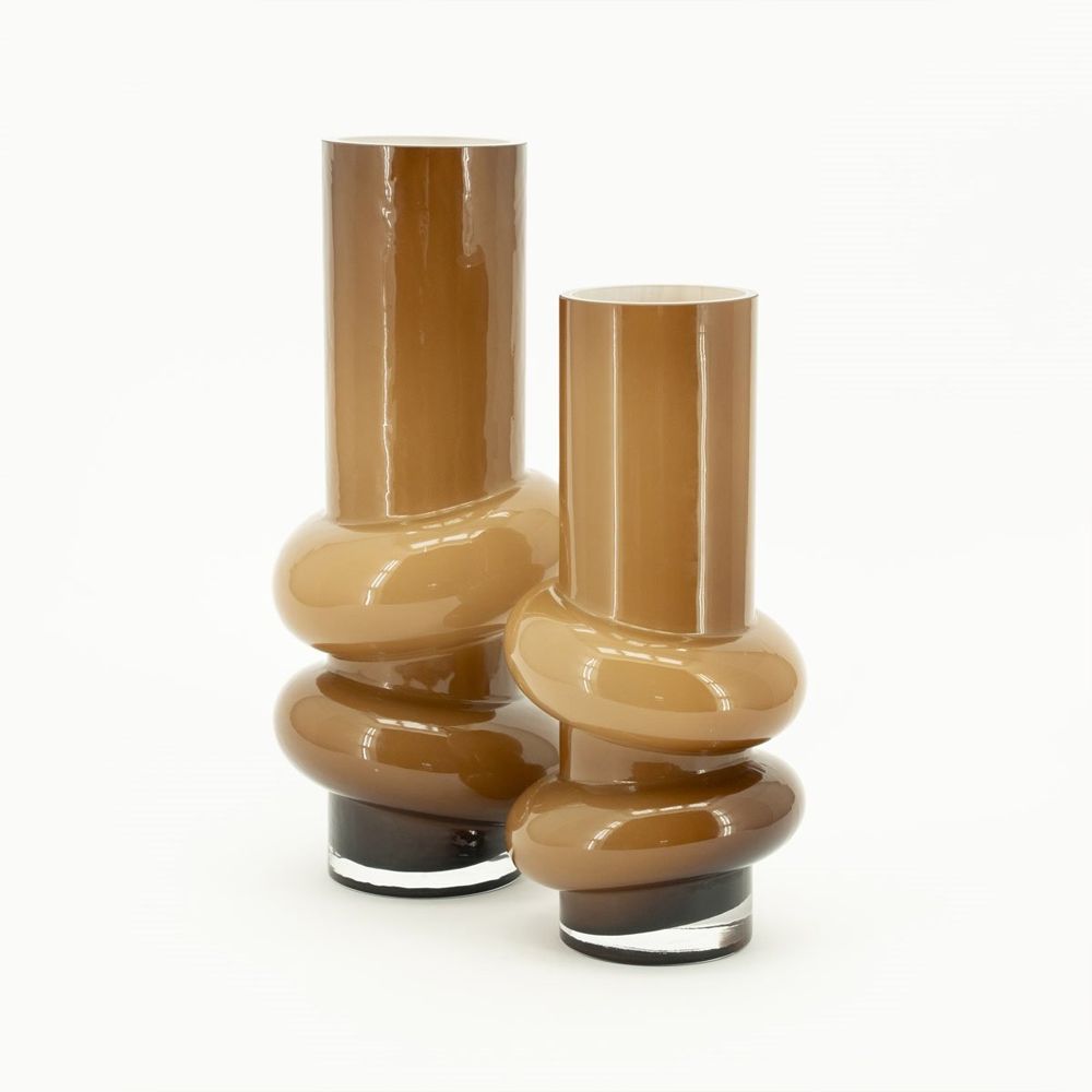 CURBLE SMALL MUSTARD  VASE 15X15X33CM - Image 3