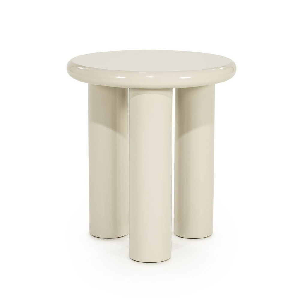 SIDE TABLE BLOOP BEIGE 45X45X50CM