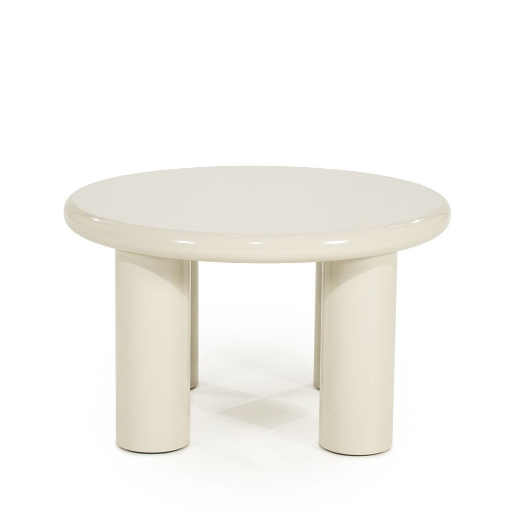 COFFEE TABLE BLOOP MEDIUM BEIGE 60X60X35CM