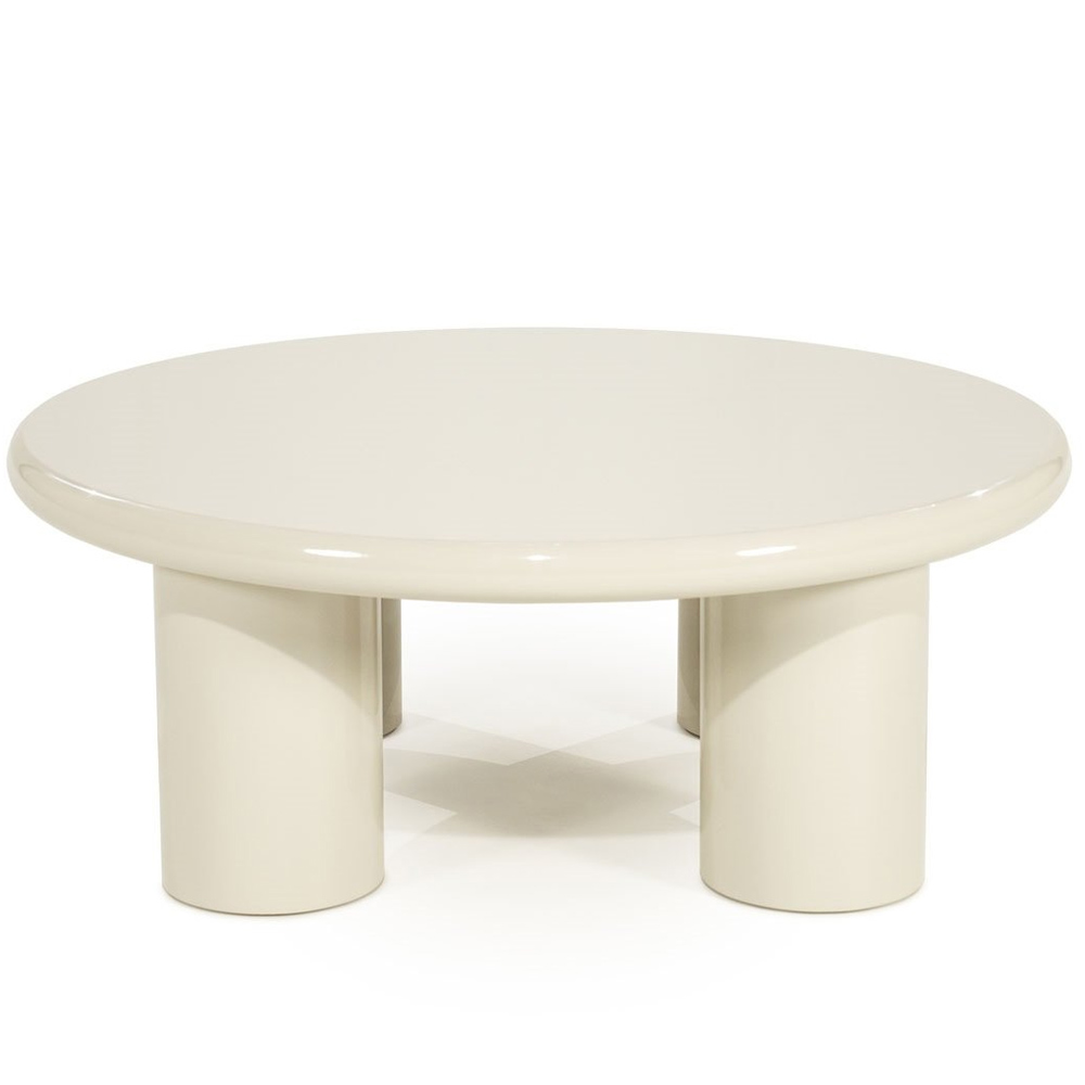 COFFEE TABLE BLOOP LARGE BEIGE 80X80X30CM