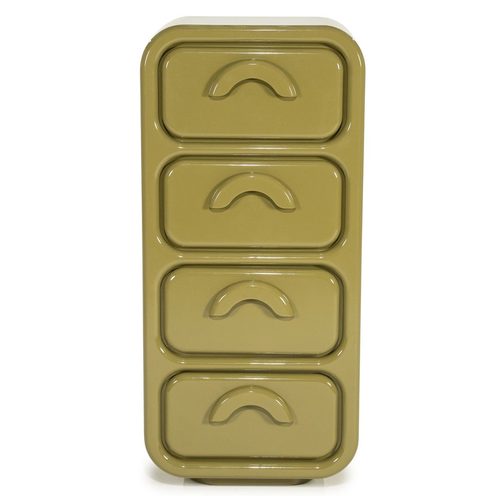 CABINET GUBBY LARGE GREEN 50,5X32,5X108CM