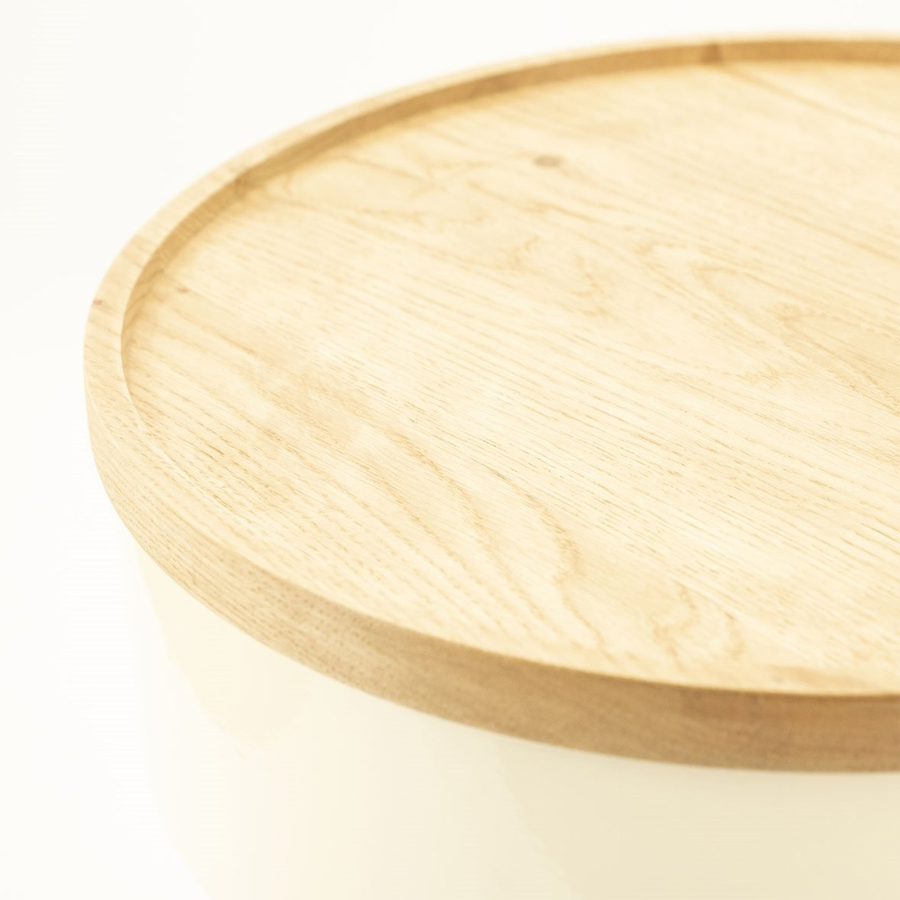 SIDE TABLE TONDO BEIGE 37X37X45CM - Image 3