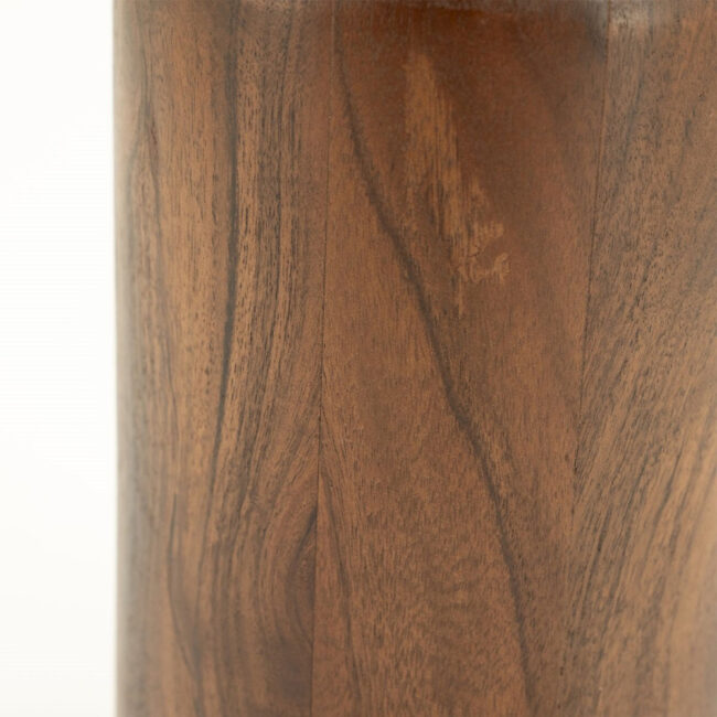VASE BELLOA BROWN 12X12X25CM - Image 3