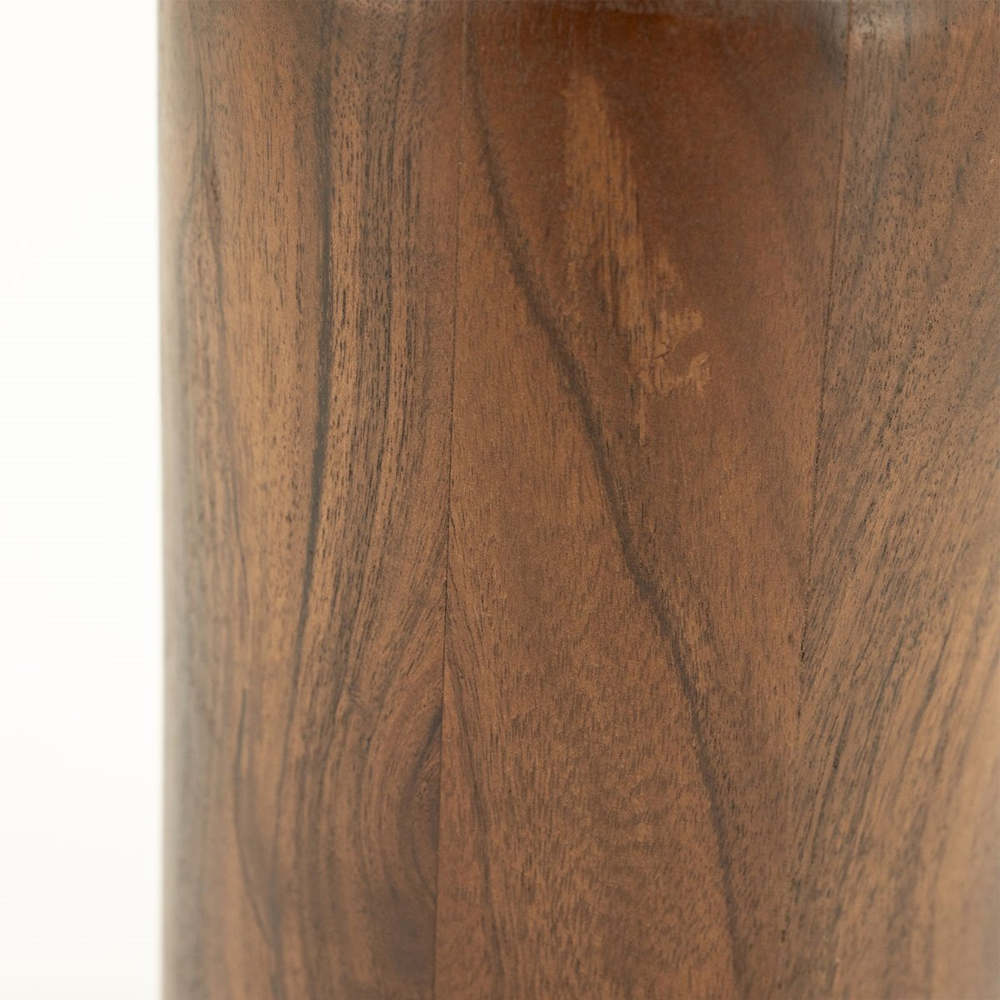 VASE BELLOA BROWN 12X12X25CM - Image 3