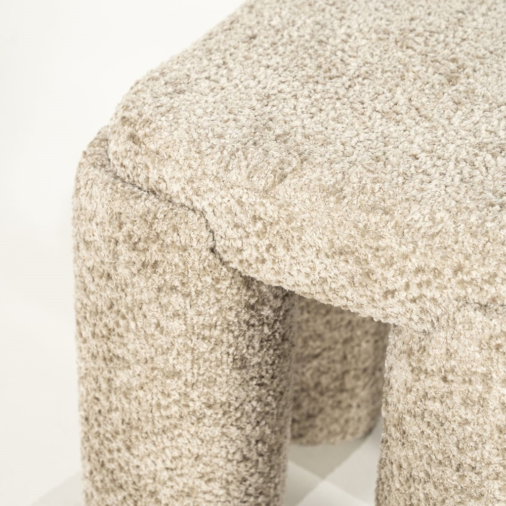 STOOL OMLA TAUPE 42,5X42,5X47CM - Image 5