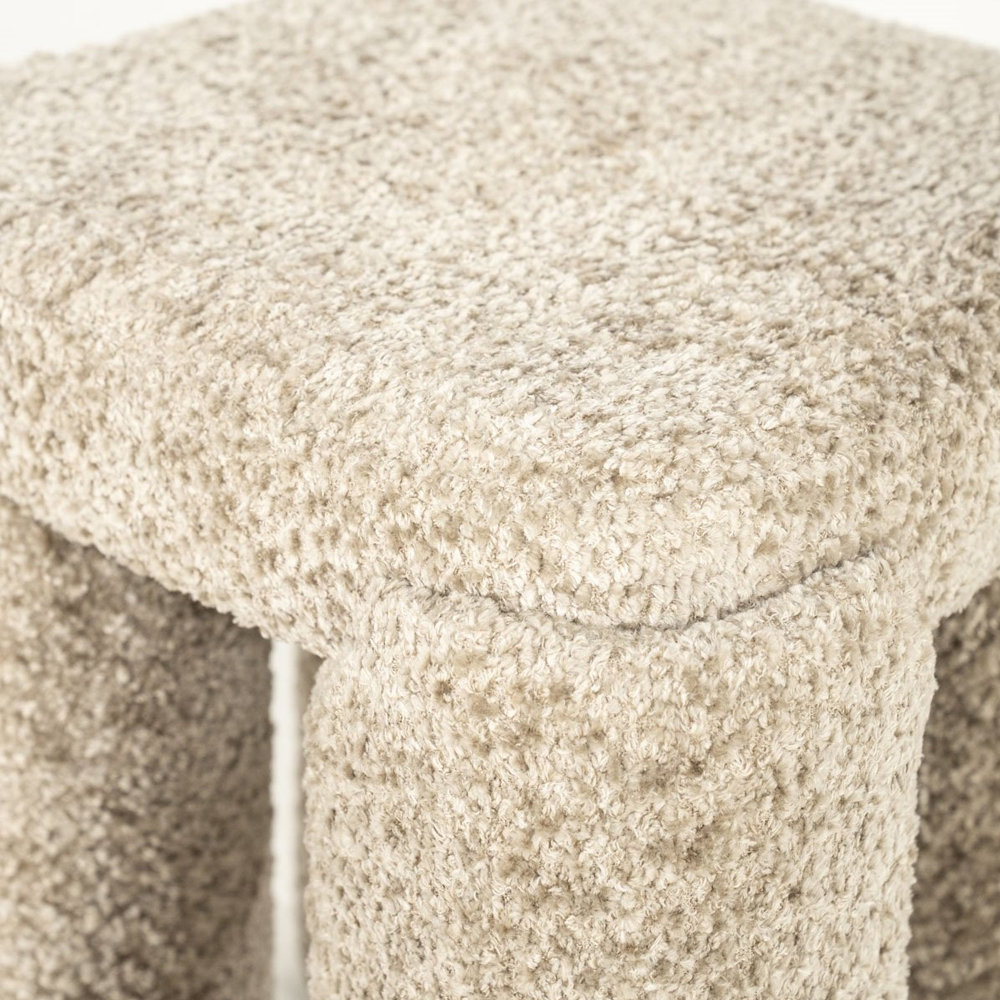 STOOL OMLA TAUPE 42,5X42,5X47CM - Image 4