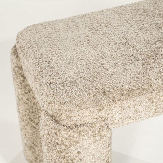 BENCH OMLA TAUPE 119X44X47CM - Image 5