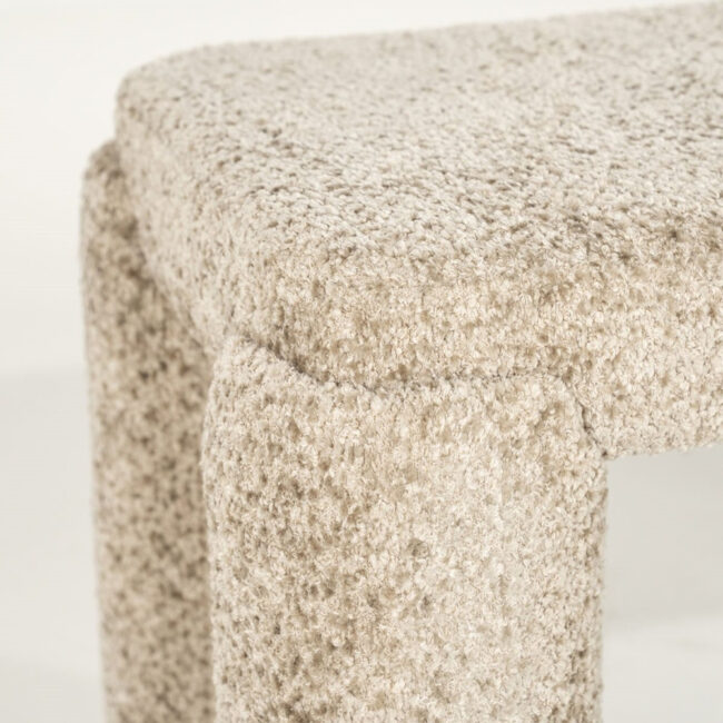 BENCH OMLA TAUPE 119X44X47CM - Image 4