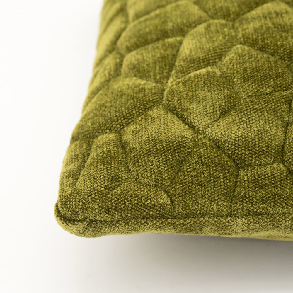 PILLOW STITCH GREEN 45X45CM - Image 2