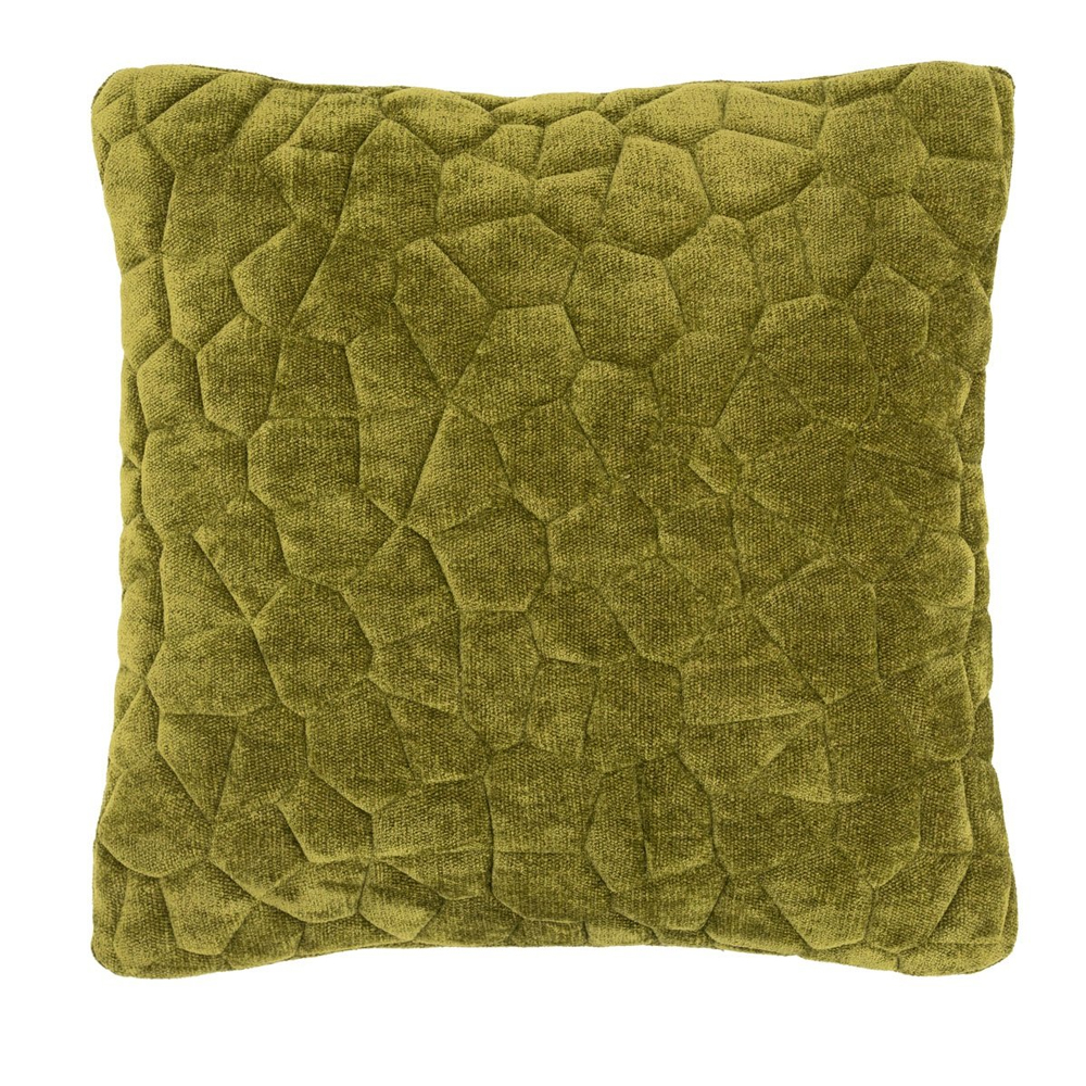 PILLOW STITCH GREEN 45X45CM