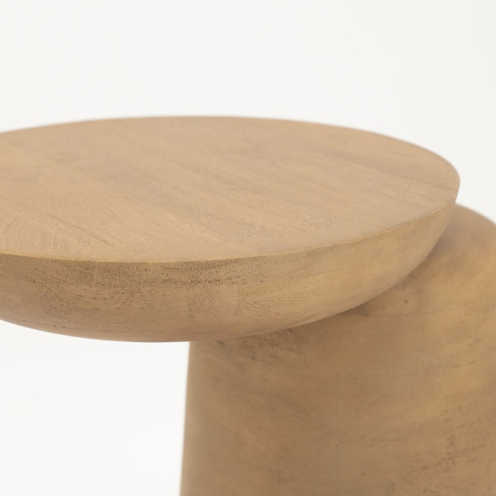 WOOMBLE NATURAL SIDE TABLE 40X34X47CM - Image 2
