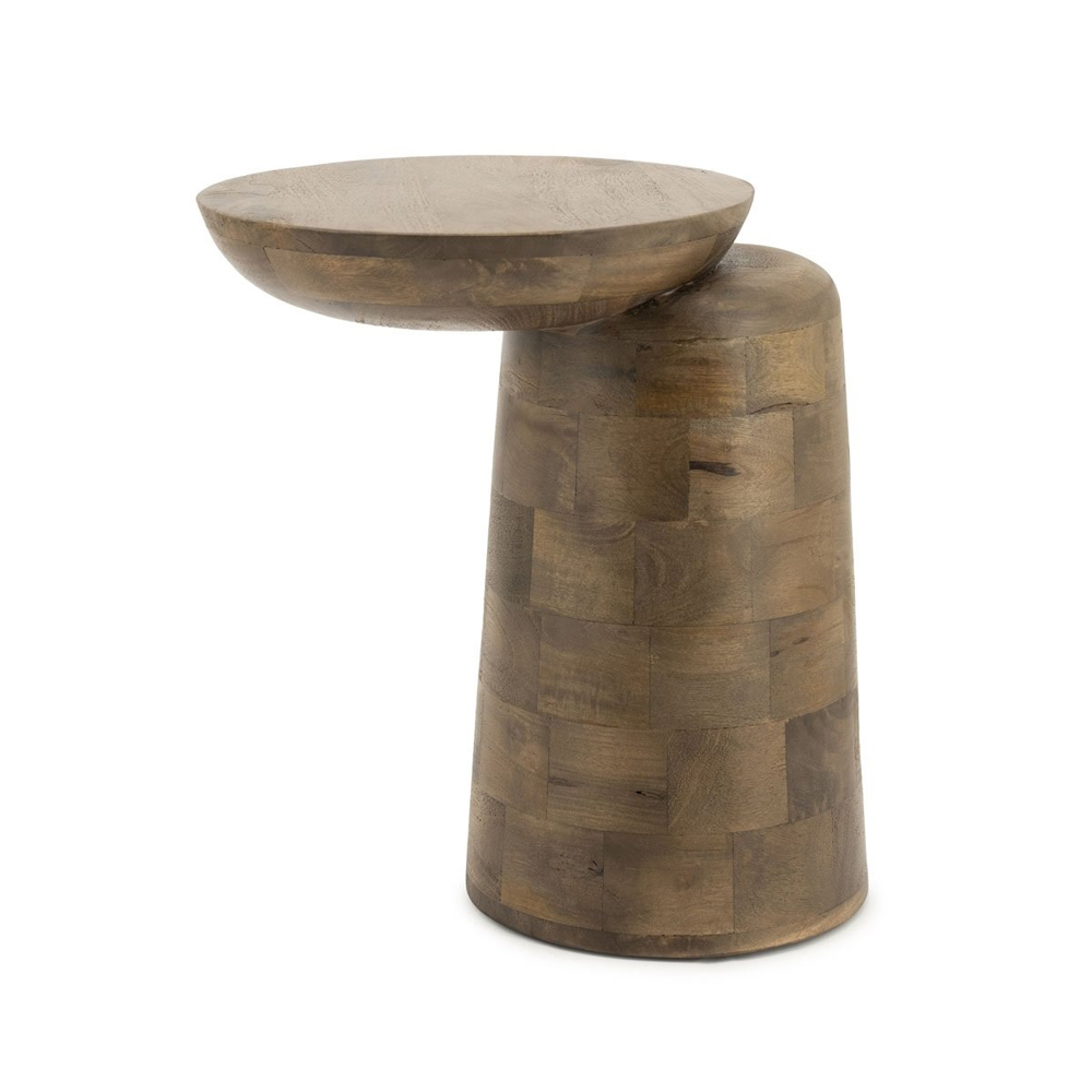 SIDE TABLE WOOMBLE LIGHT BROWN 40X34X47CM - Image 2