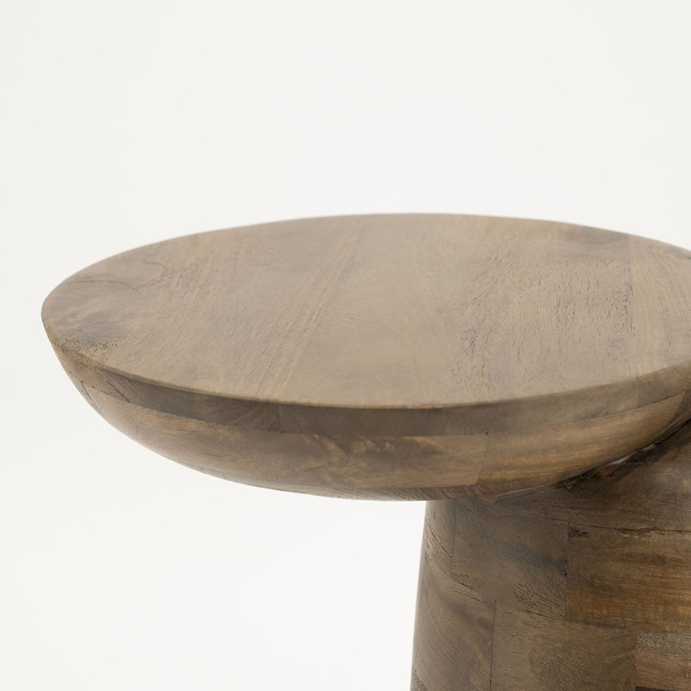 SIDE TABLE WOOMBLE LIGHT BROWN 40X34X47CM - Image 6
