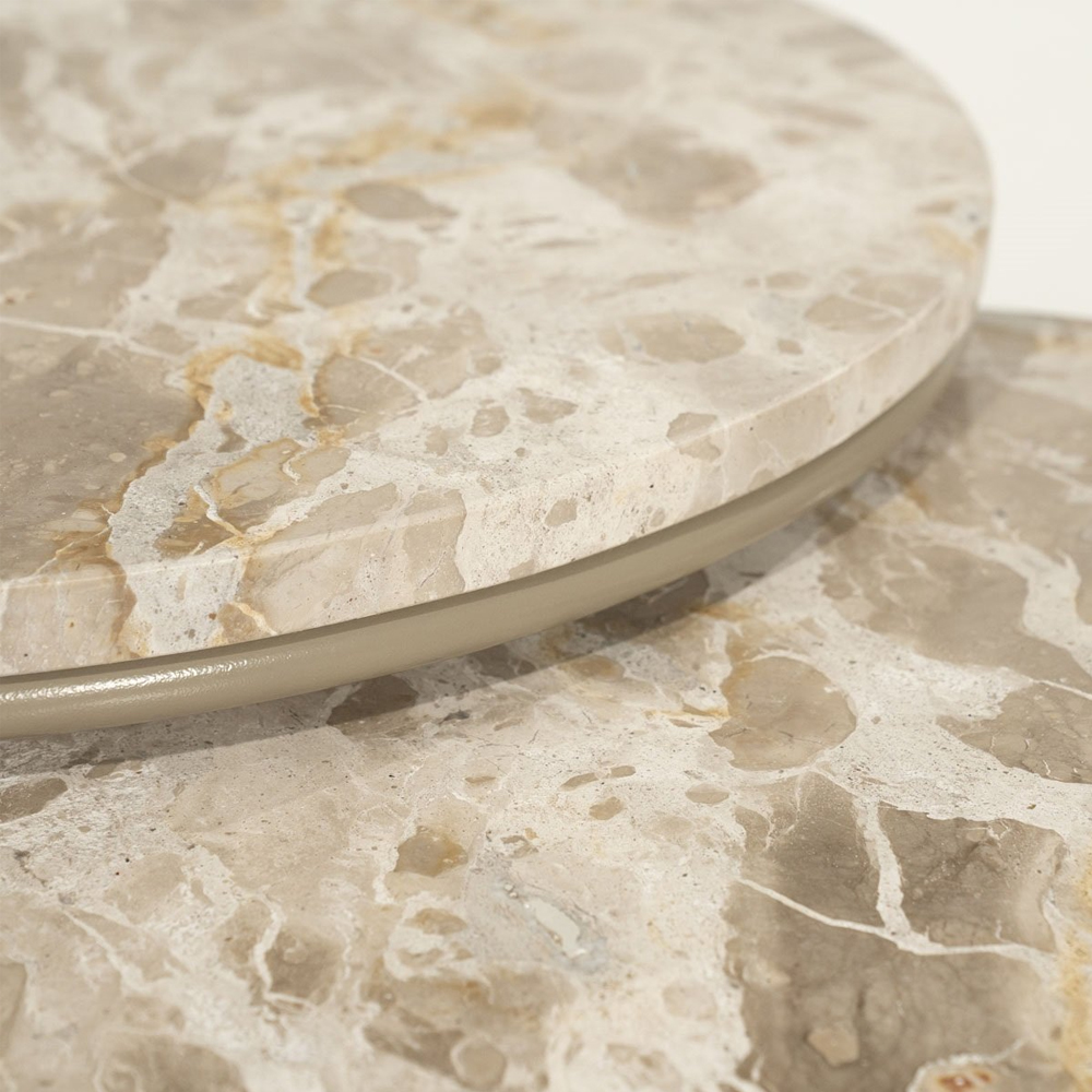 SET OF 2 COFFEE TABLE ALVAR 60X60X41CM/45X45X35CM - Image 4