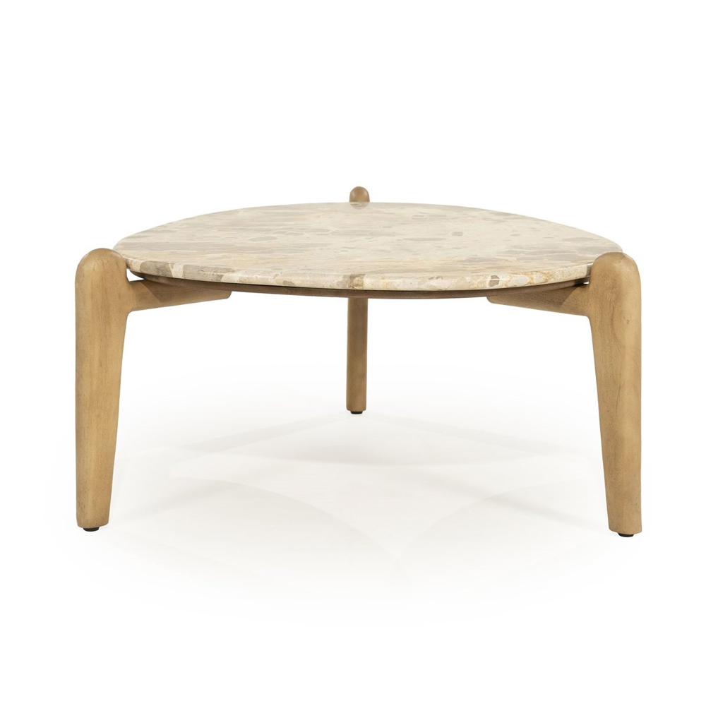 COFFEE TABLE MARNISH LARGE 85X85X40CM - Image 2