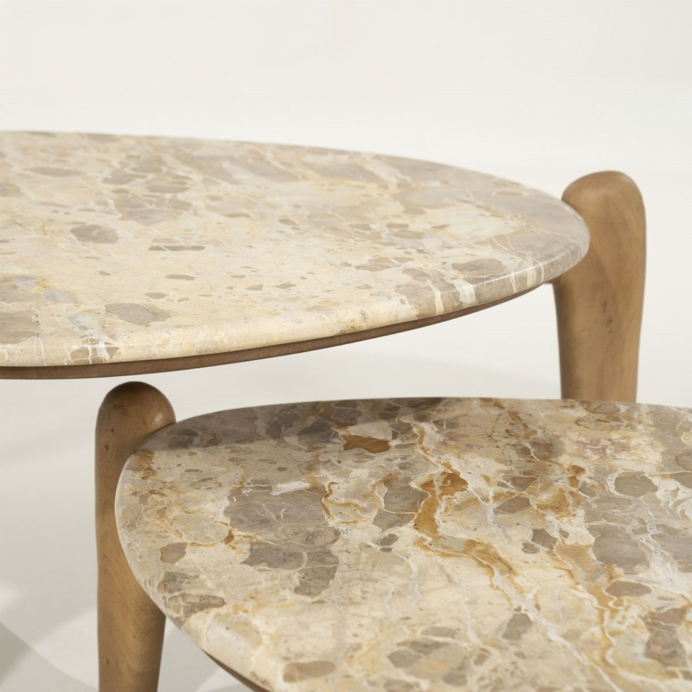 COFFEE TABLE MARNISH LARGE 85X85X40CM - Image 3