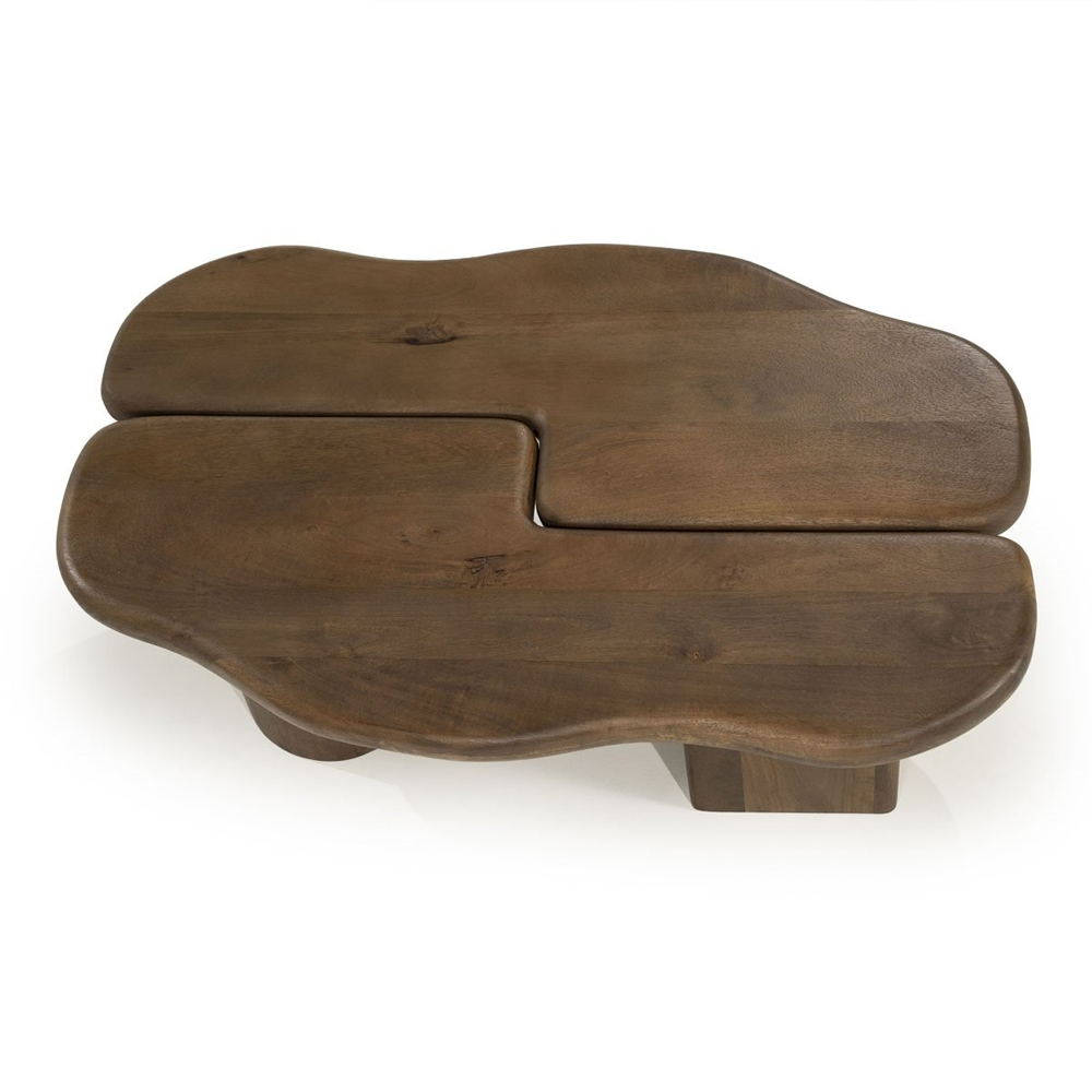 COFFEE TABLE YUO LIGHT BROWN 100X80X30CM - Image 3