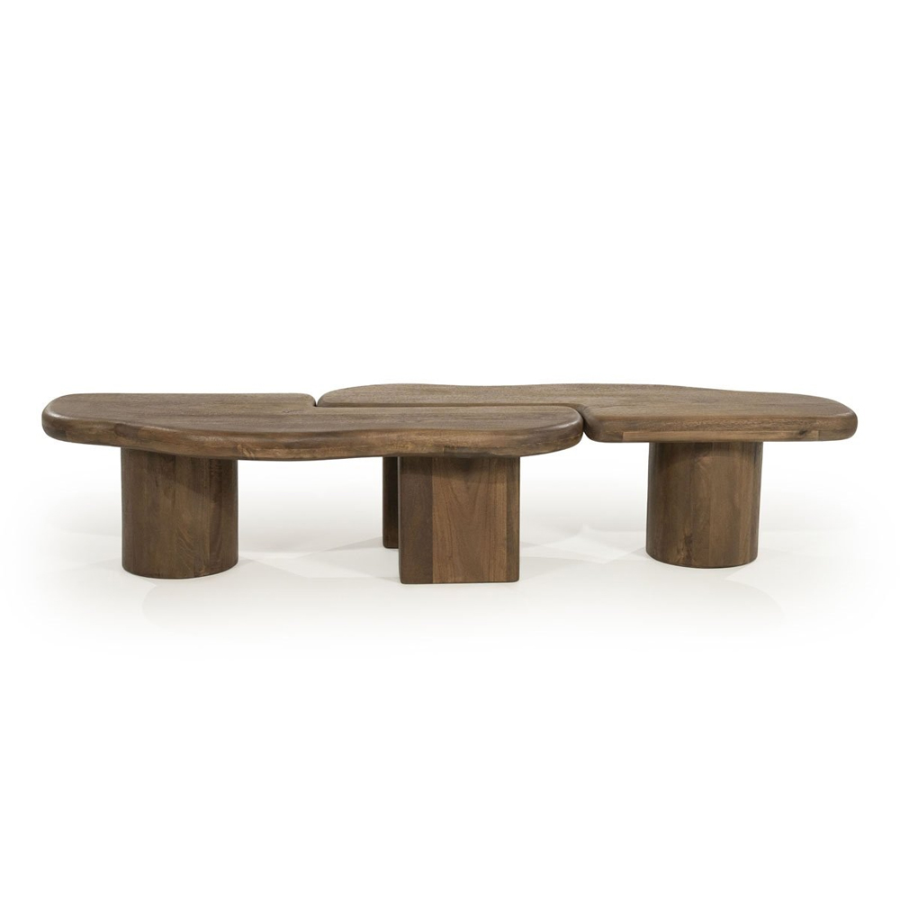 COFFEE TABLE YUO LIGHT BROWN 100X80X30CM - Image 11