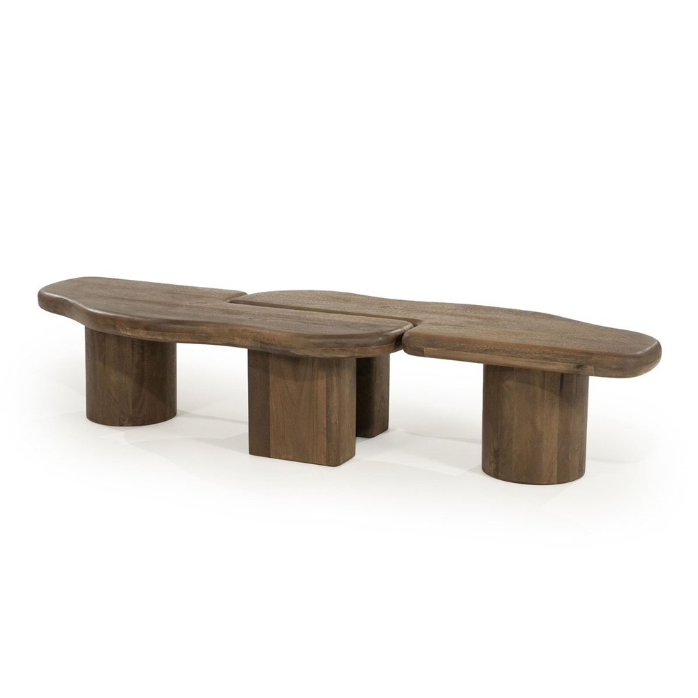 COFFEE TABLE YUO LIGHT BROWN 100X80X30CM - Image 10
