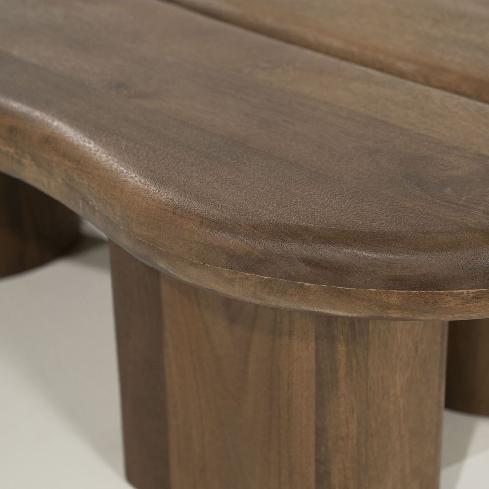 COFFEE TABLE YUO LIGHT BROWN 100X80X30CM - Image 6